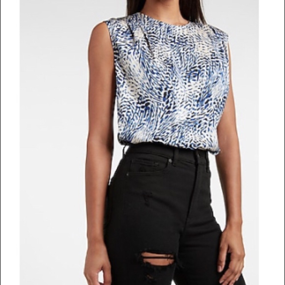 Blue Print Top
